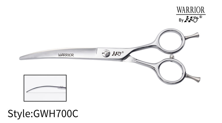 KKO Warrior Scissors Curved 7"