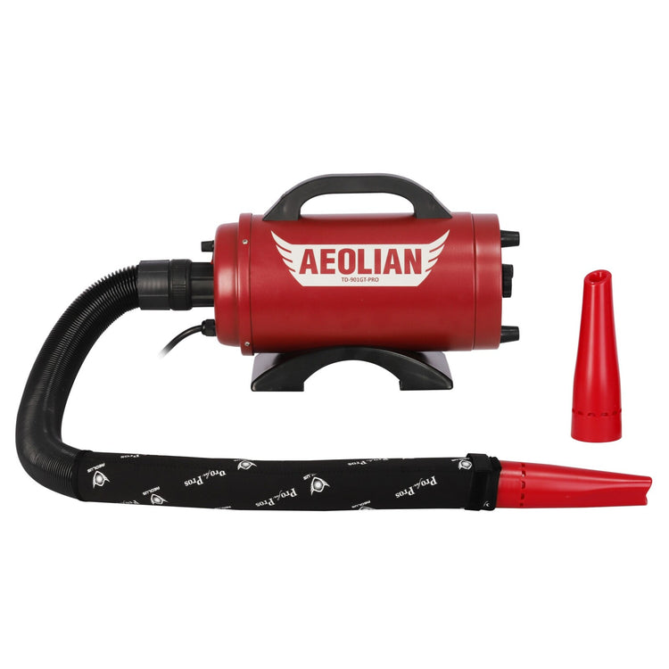 Aeolus Aeolian Pro Grooming Blaster Dryer with Heater - Valentine Red