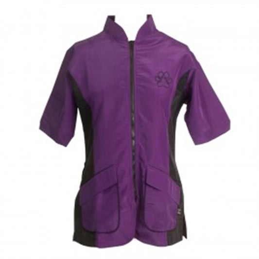 Groomtech Santhia Grooming Jacket - Purple [Size: Large]