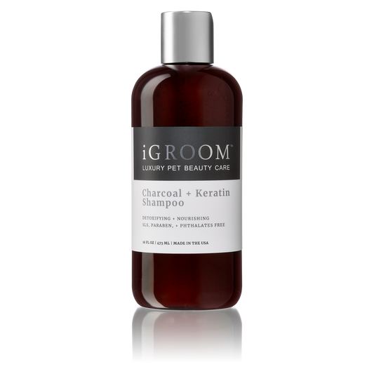 iGroom Charcoal + Keratin Shampoo 16oz (473ml)