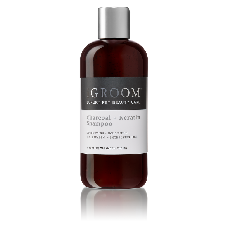 iGroom Charcoal + Keratin Shampoo 16oz (473ml)